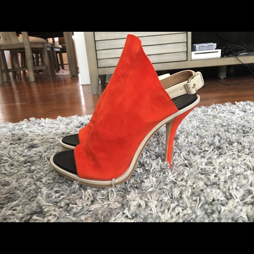 Balenciaga Peep-Toe Heeled Sandals